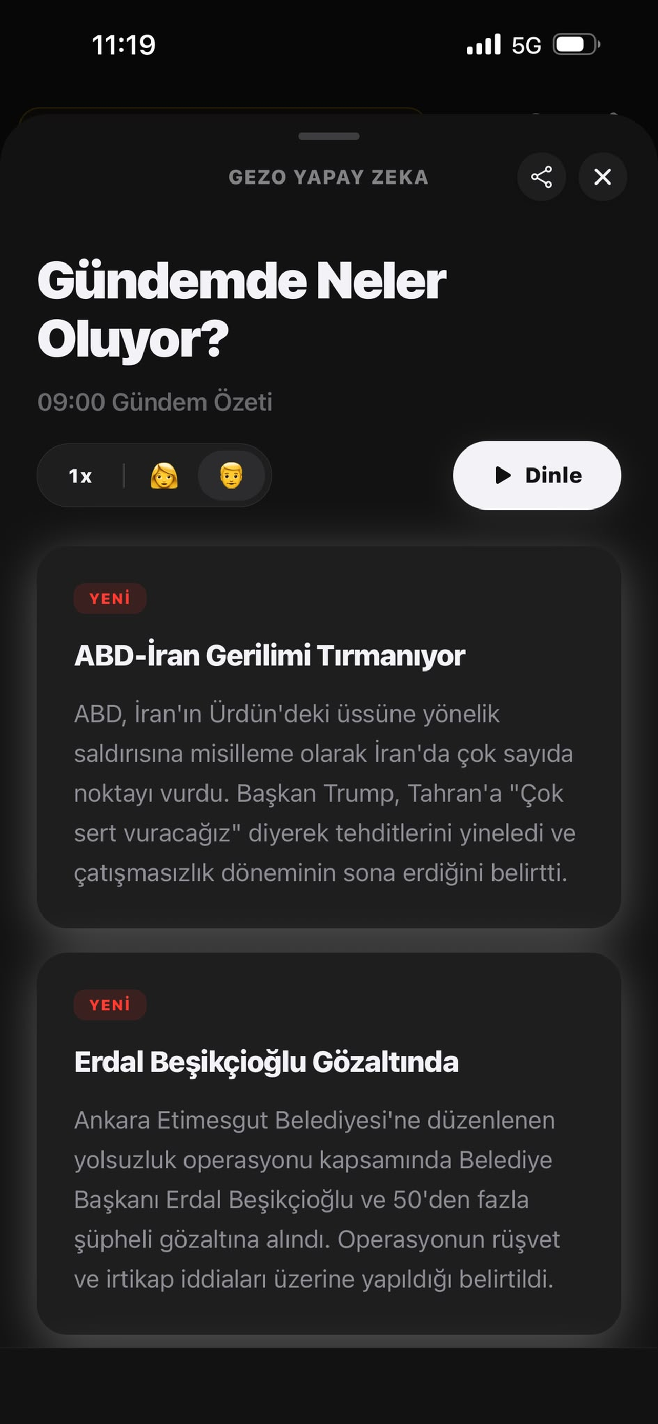 Günlük Özet